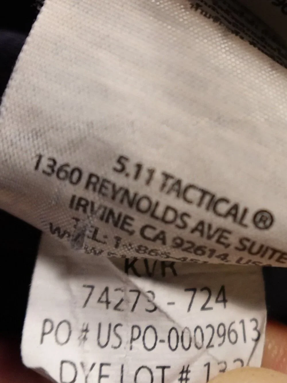 5.11 Tactical Taclite Pro Ripstop Cargo Pants Men's 36x30 Navy Utility Work